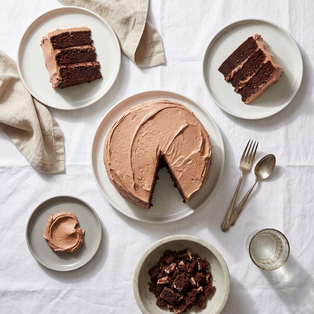 Chocolate, Chocolate Cake Slice.