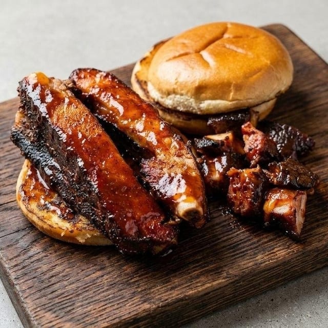 St. Louis Rib Sandwich.