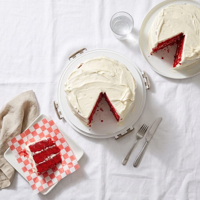 Red Velvet Cake Slice.