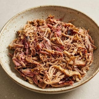 Pulled Pork Over Rice Bowl
