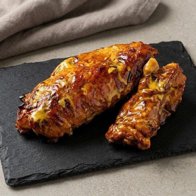 BBQ Turkey Wing & Rice Bowl.