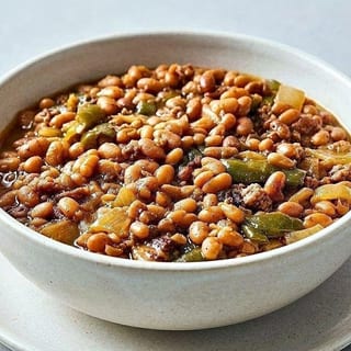 Brisket, Beans, & Rice Bowl