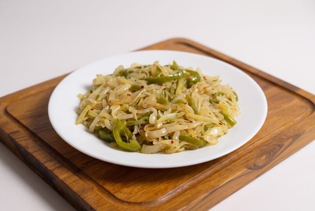 Fried Cabbage Half-Sheet Pan.