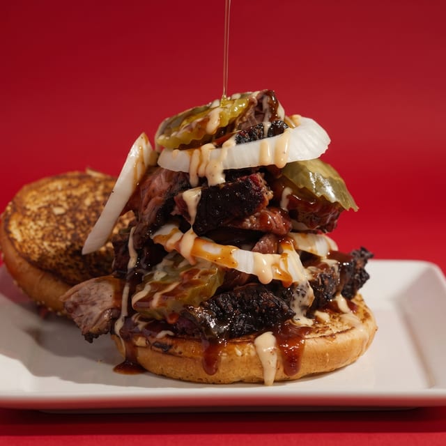 St. Louis Rib Sandwich.