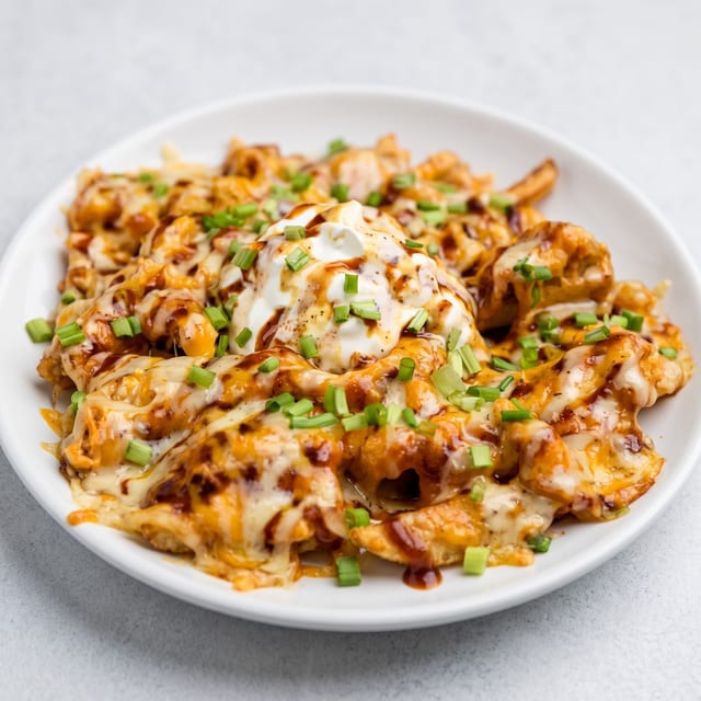 Loaded Pulled Chicken Fries.