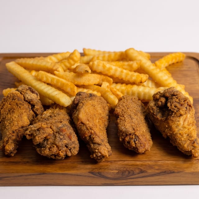 Bang Bang Chicken with Fries.