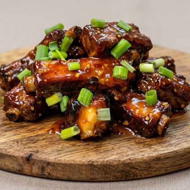 Sweet / Spicy St. Louis Ribs.